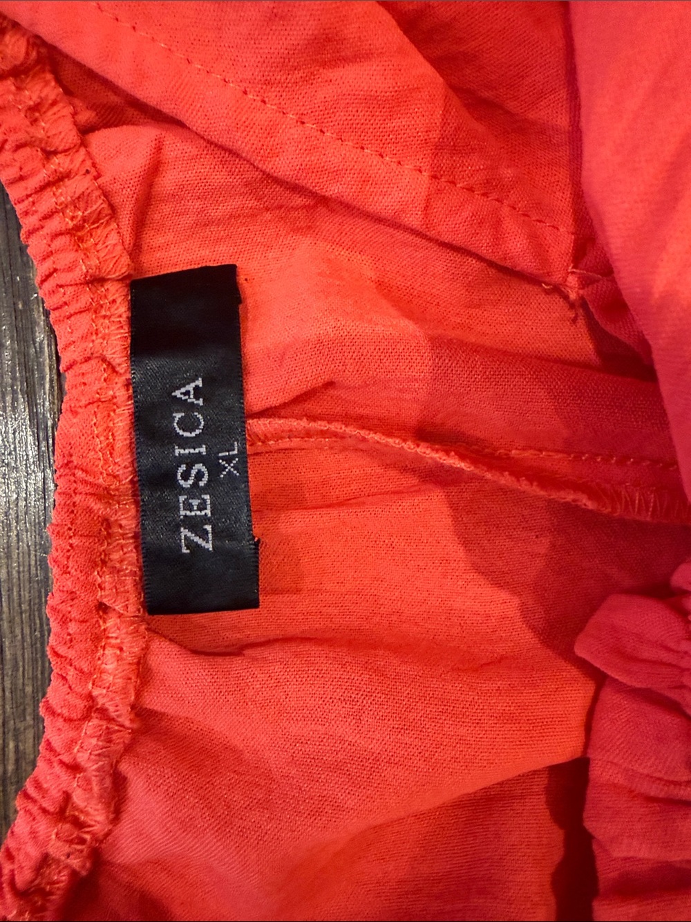 Women’s Wide-Leg Red Jumpsuit - Picture 4 of 5